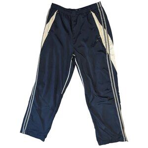 Vintage Retro Wilson Navy Blue Track Jogging Pants